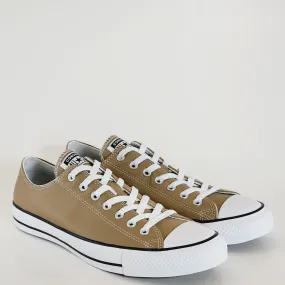 Asics Floral Shoes Converse CTAS Ox Sand Dune/White/Black Leather Unisex Sneakers A09926C NWT