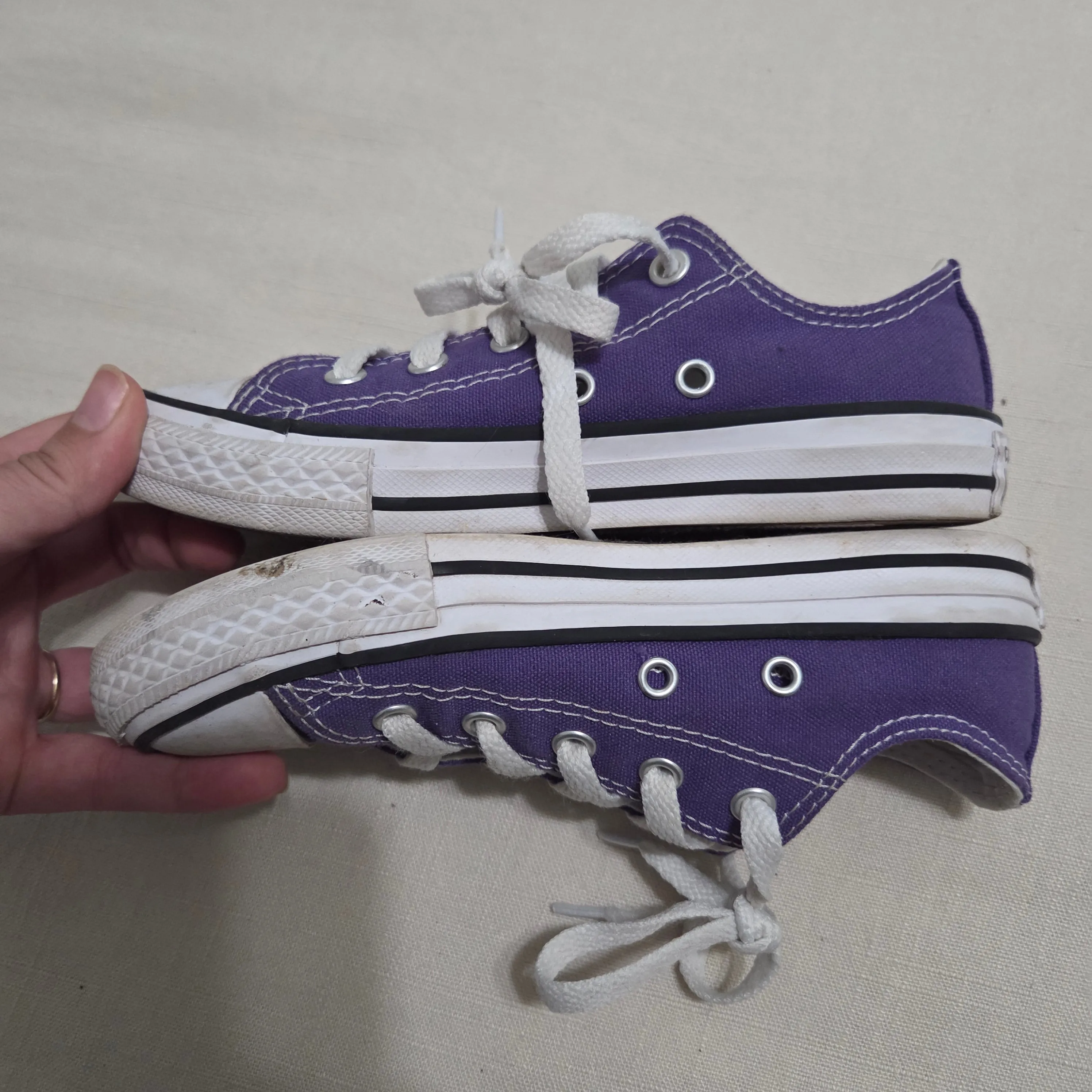 Converse Purple All Star Shoes toddler 13 Running Shoes Asics Novablast