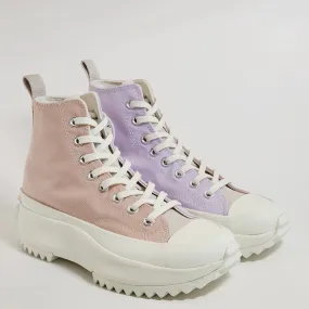 Asics Shoes Celebrities Converse Run Star Hike Hi Tri-Panel Women's Platform Sneakers A01582C NWT