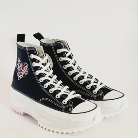 Asics Kageyama Shoes Converse Run Star Hike Hi Valentine's Embroidered Platform Sneakers A01598C NWT