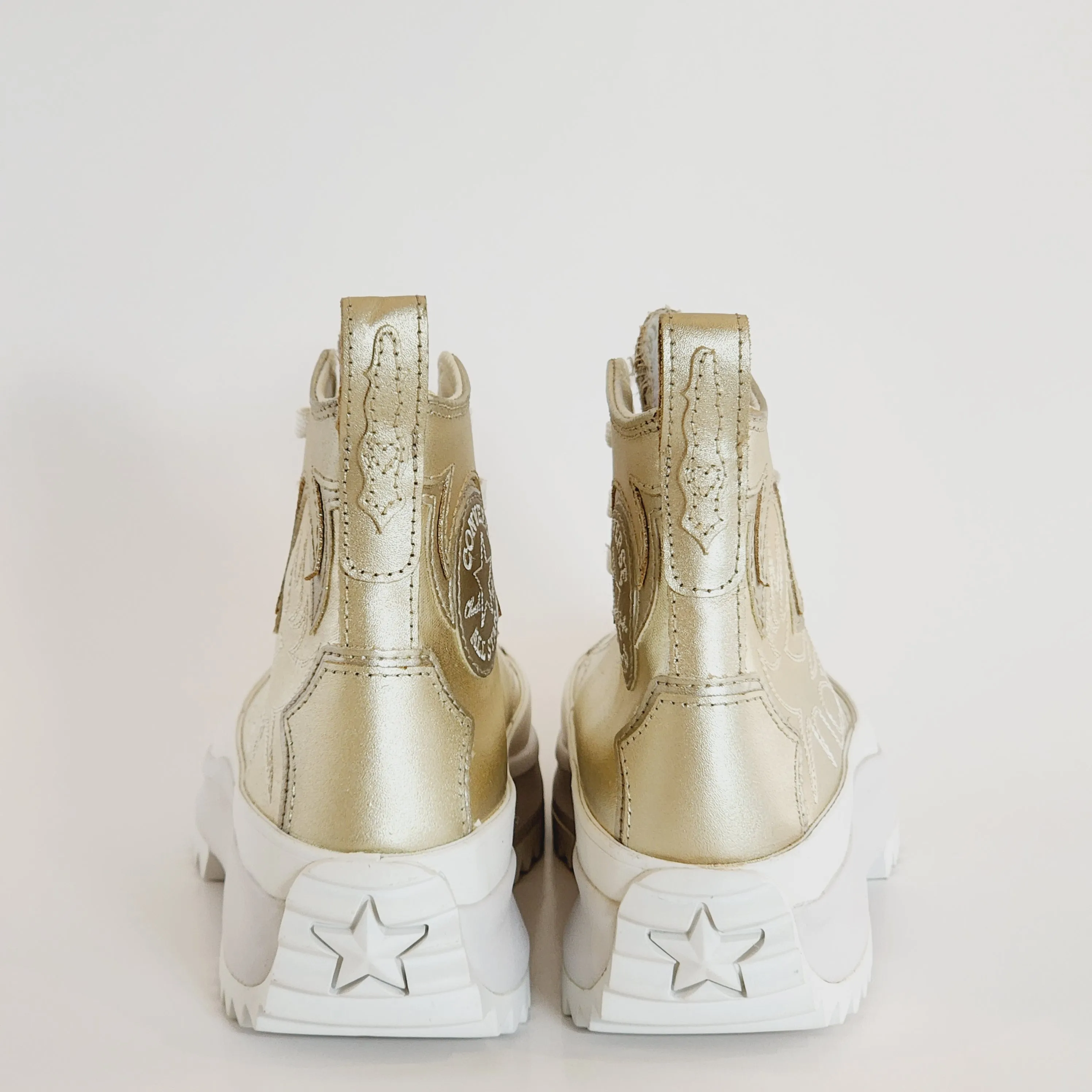 Asics New Volleyball Shoes Converse Run Star Hike Hi 'Western' Women's Platform Sneakers A10333C NWT