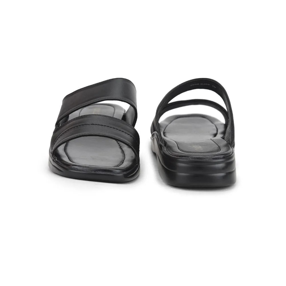 Coolers Casual (Black) Slippers For Men 2050-S209 By Liberty Cinderellas Slippers