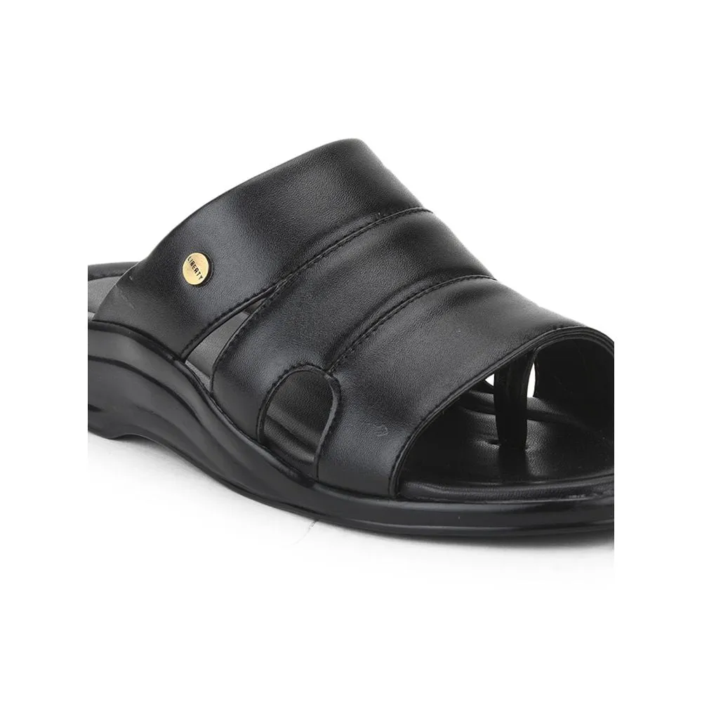 Coolers Casual (Black) Slippers For Men 7123-510 By Liberty Crocs Slide