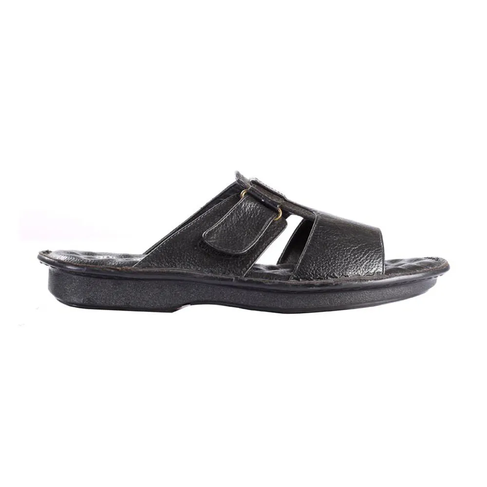 Coolers Casual (Black) Slippers For Men E278-01 By Liberty Slippers Christmas