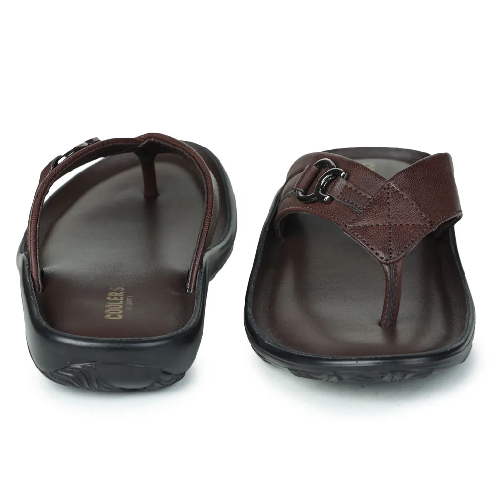 Coolers Casual (Brown) Slipper For Men LFL-04 By Liberty Slippers Scuffette