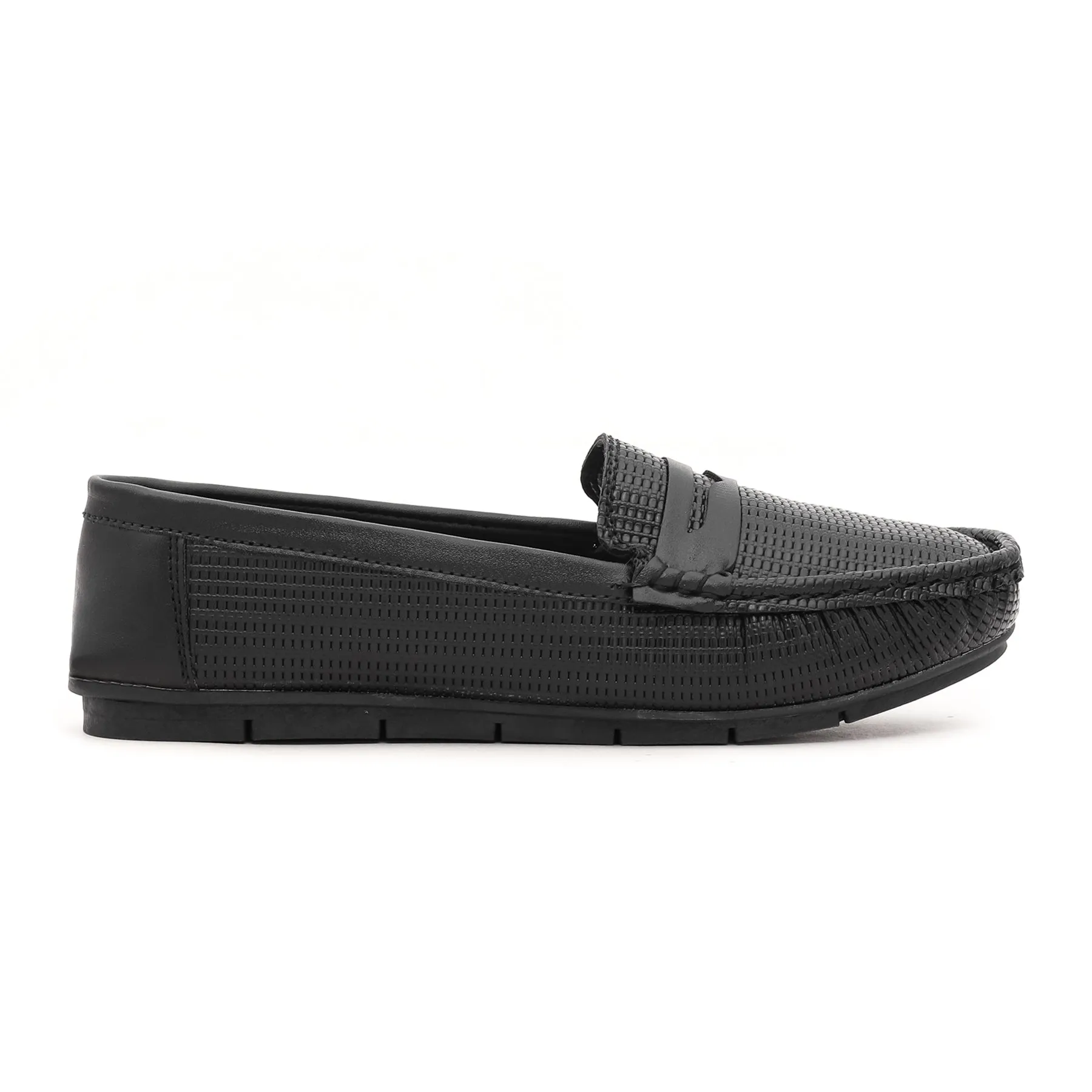 Men's Shoes Loafers Black Moccasin WN4218