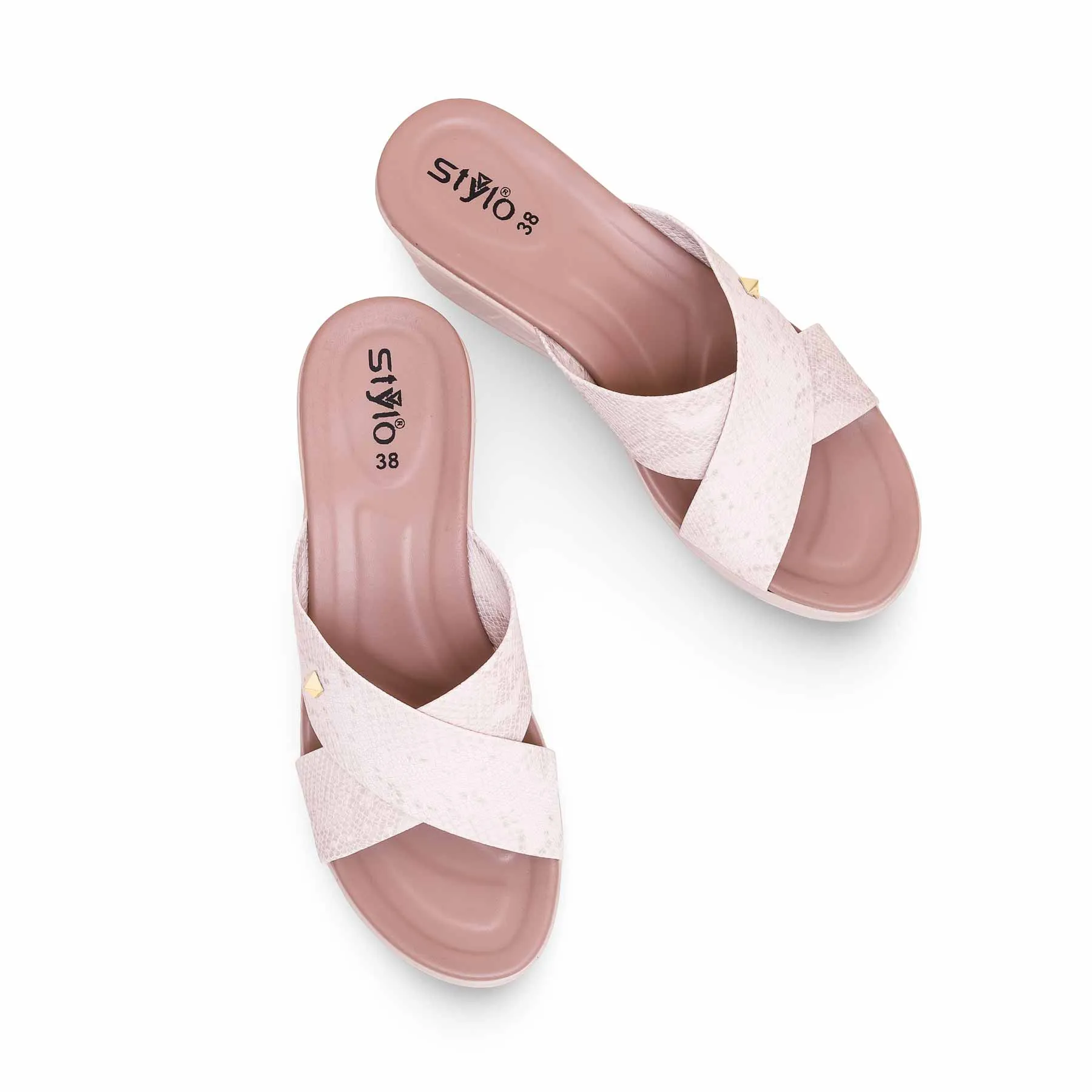Review Slippers Beige Formal Slipper PU0338