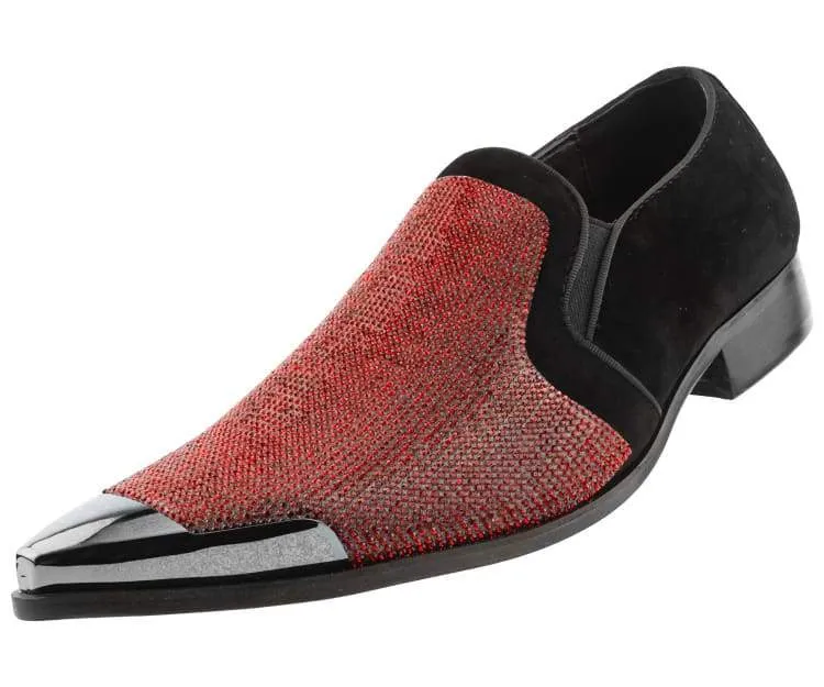 Shoes With Long Dress Men Dress Shoes-Dezzy Red