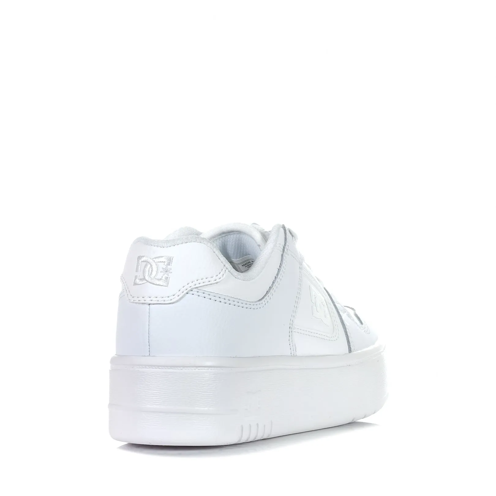 DC Shoes Manteca 4 Platform White/White High Heel Heel Pads