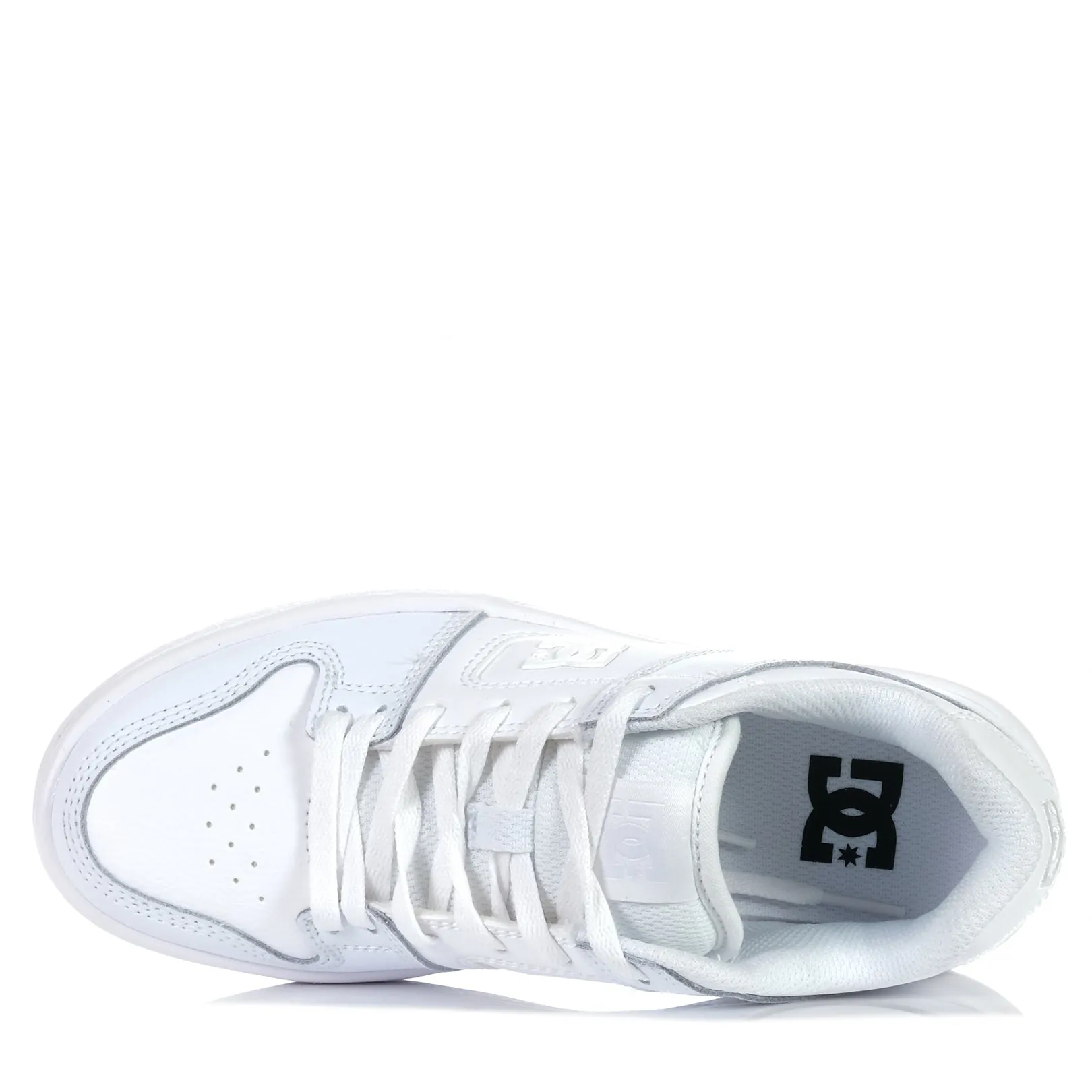 DC Shoes Manteca 4 Platform White/White High Heels With Faux Fur