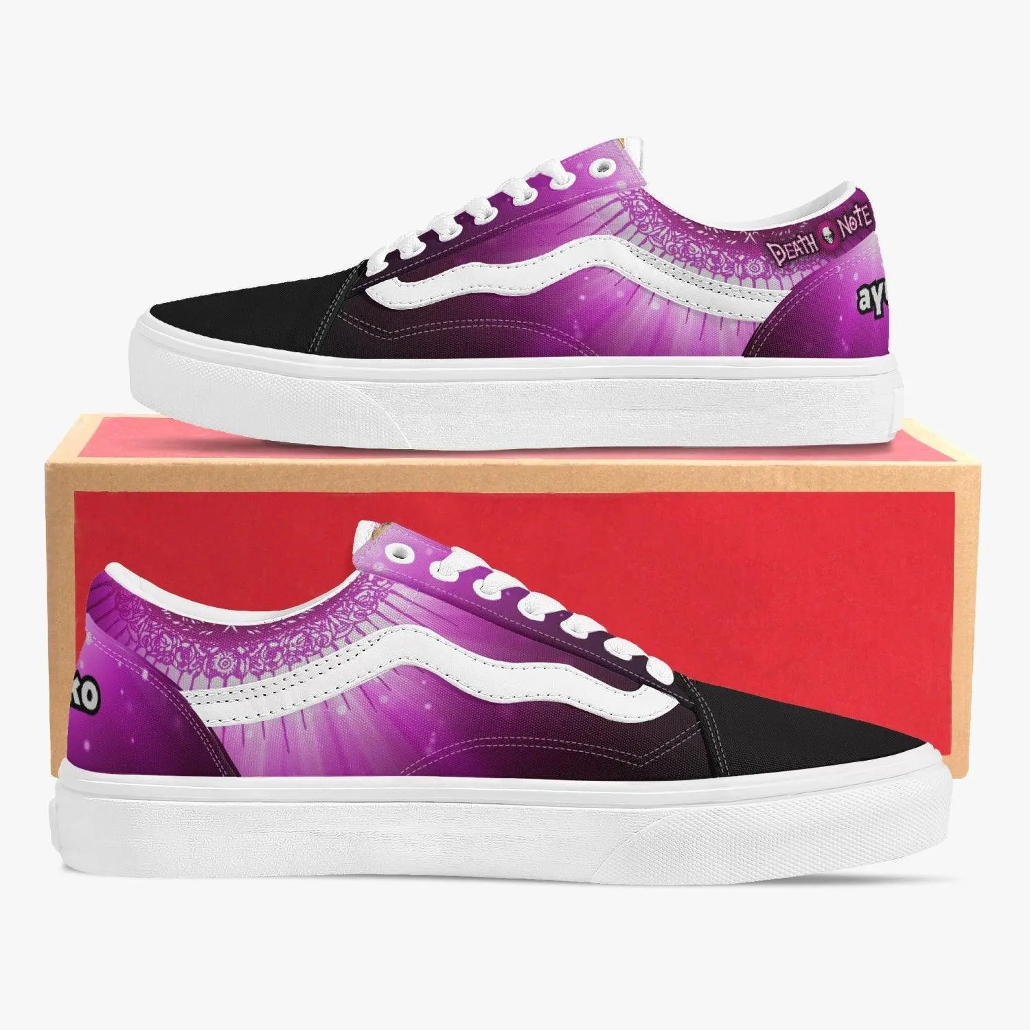Vintage Asics Cheer Shoes Death Note Misa Purple V-OK Anime Shoes
