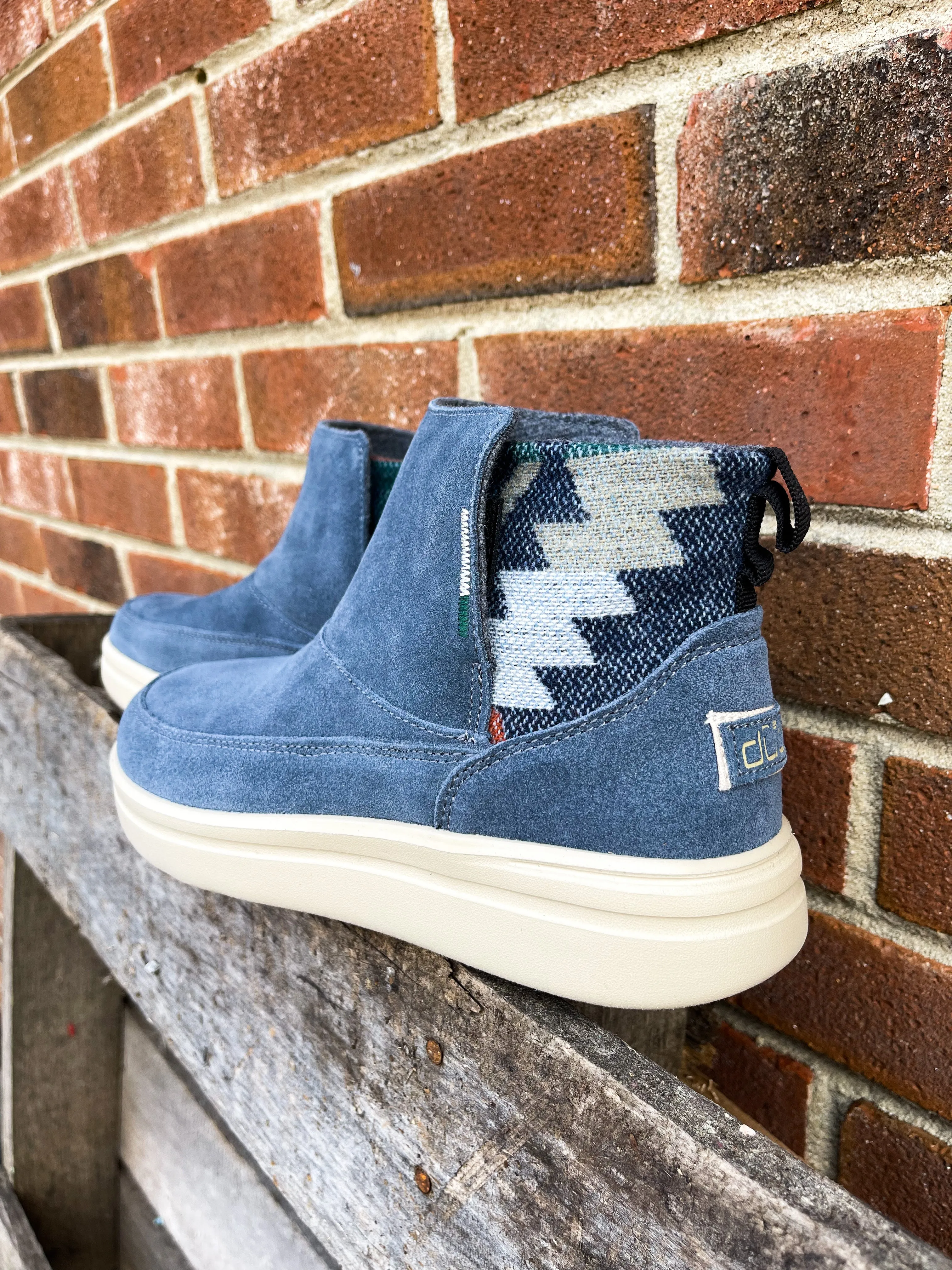 Adidas Towelie Shoes Denny Suede Quilted Orion Blue