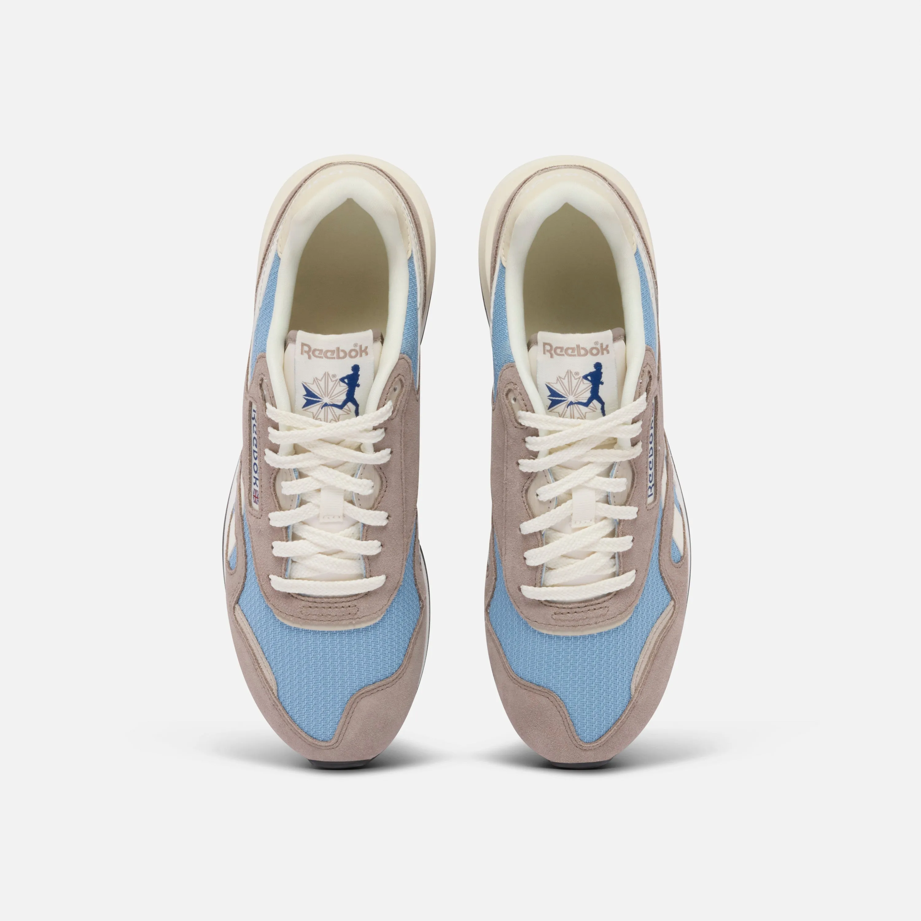 Asics Tennis Shoes Gel Resolution Classic Nylon 89 Gritty Grey/Leisure Blue/Chalk