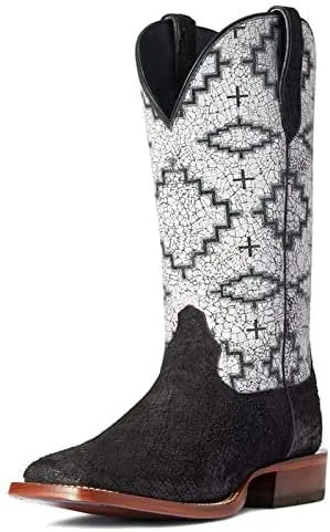 Ariat Men's Circuit Pendleton Western Boot Adidas Grey Suede Shoes