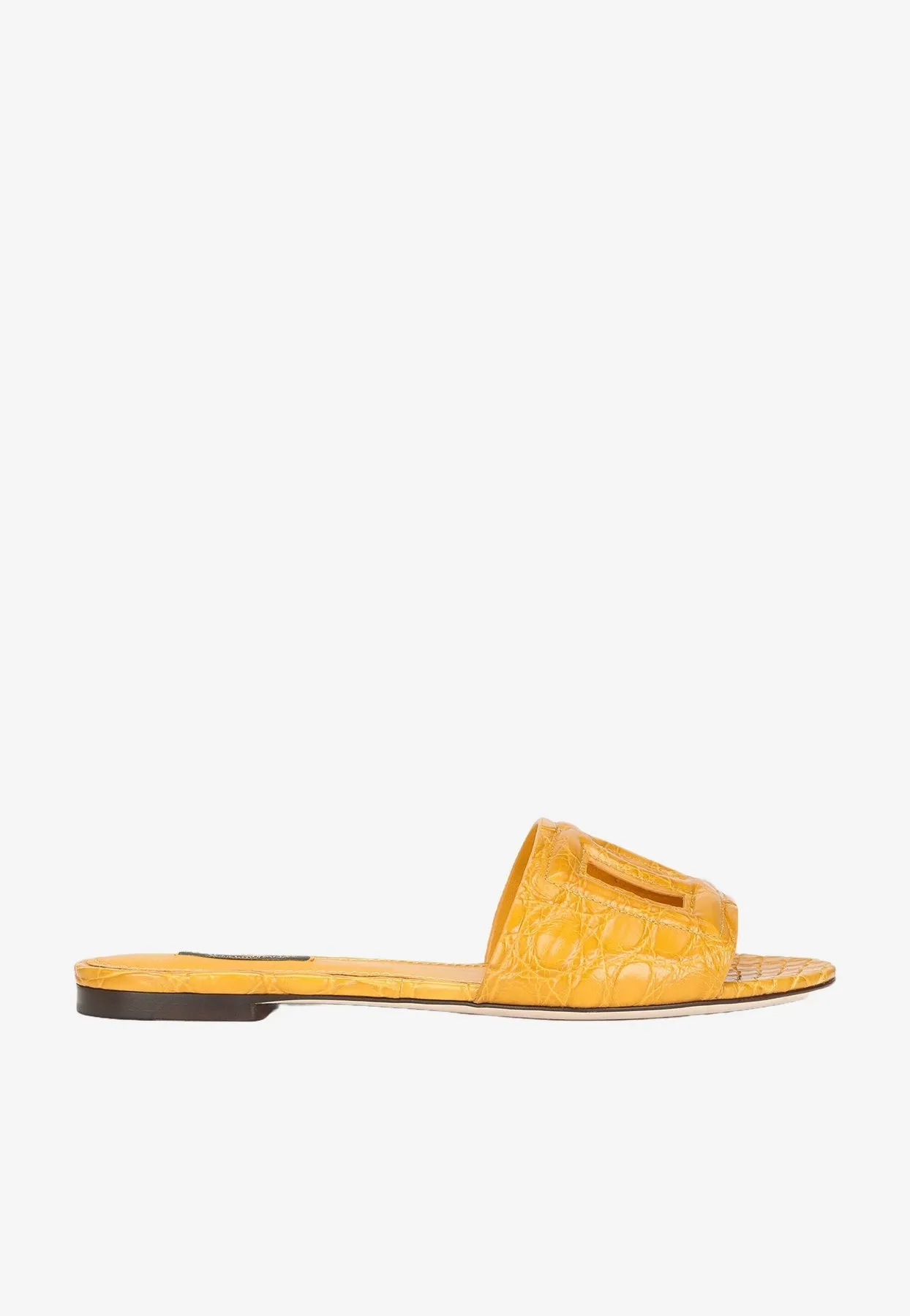 Matisse Slippers DG Millenials Fianchi Coco Crocodile Leather Slides