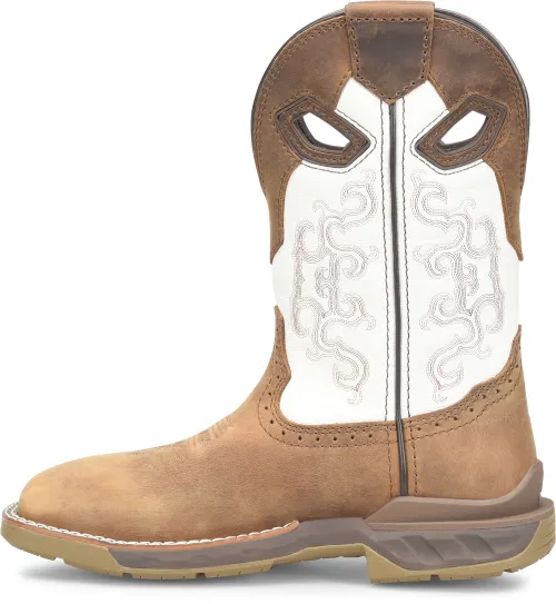 Best Work Boots For Drywall Double H Brown Broad Square Toe Work Western Boots for Women