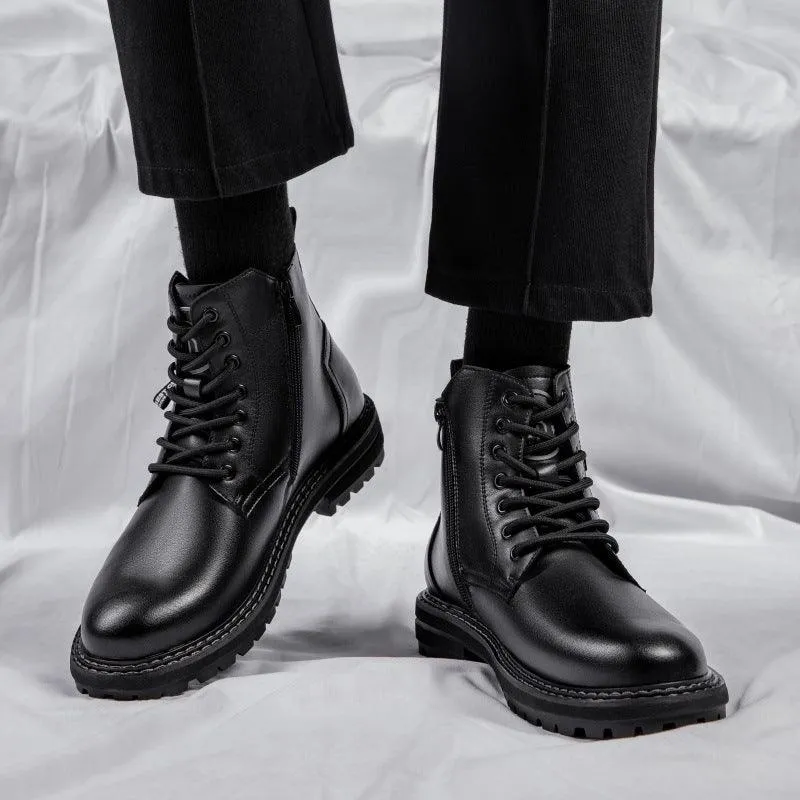 Work Boots Reno Dr Martens Boots Men's Trendy Plus Velvet Working Wear