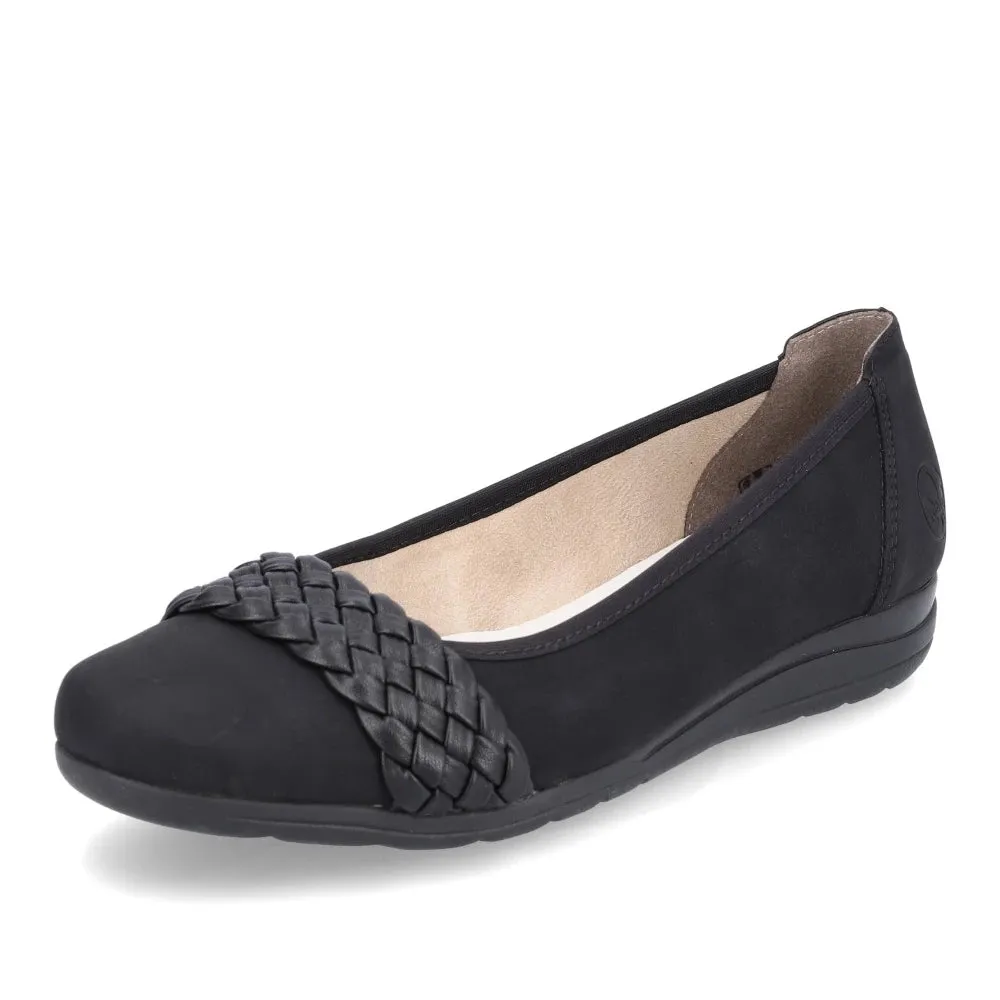 Rieker L9358-00 Wide Casual Dress Shoes