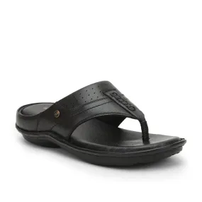 Healers Casual Slipper For Men (Black) ER-56 By Liberty Slides Mules
