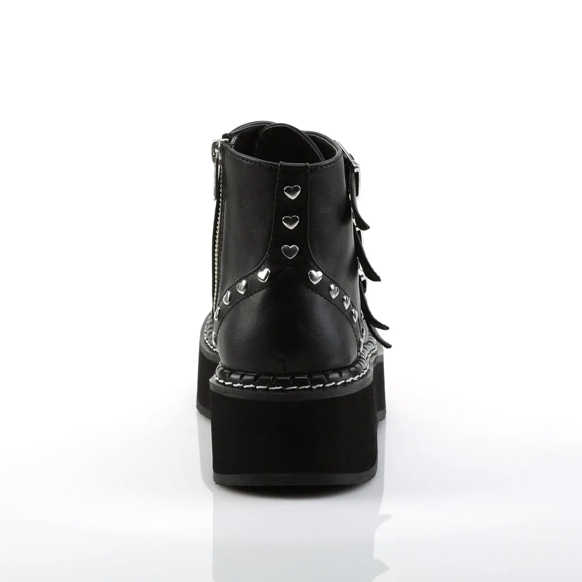 2 Inch Platform EMILY-315 Black Pu Csa Work Boots