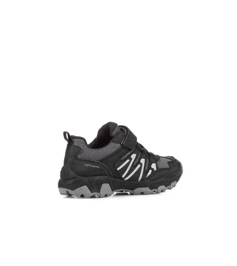 Geox Junior Boys Grey Runners J263ZB Asics Premium Shoes