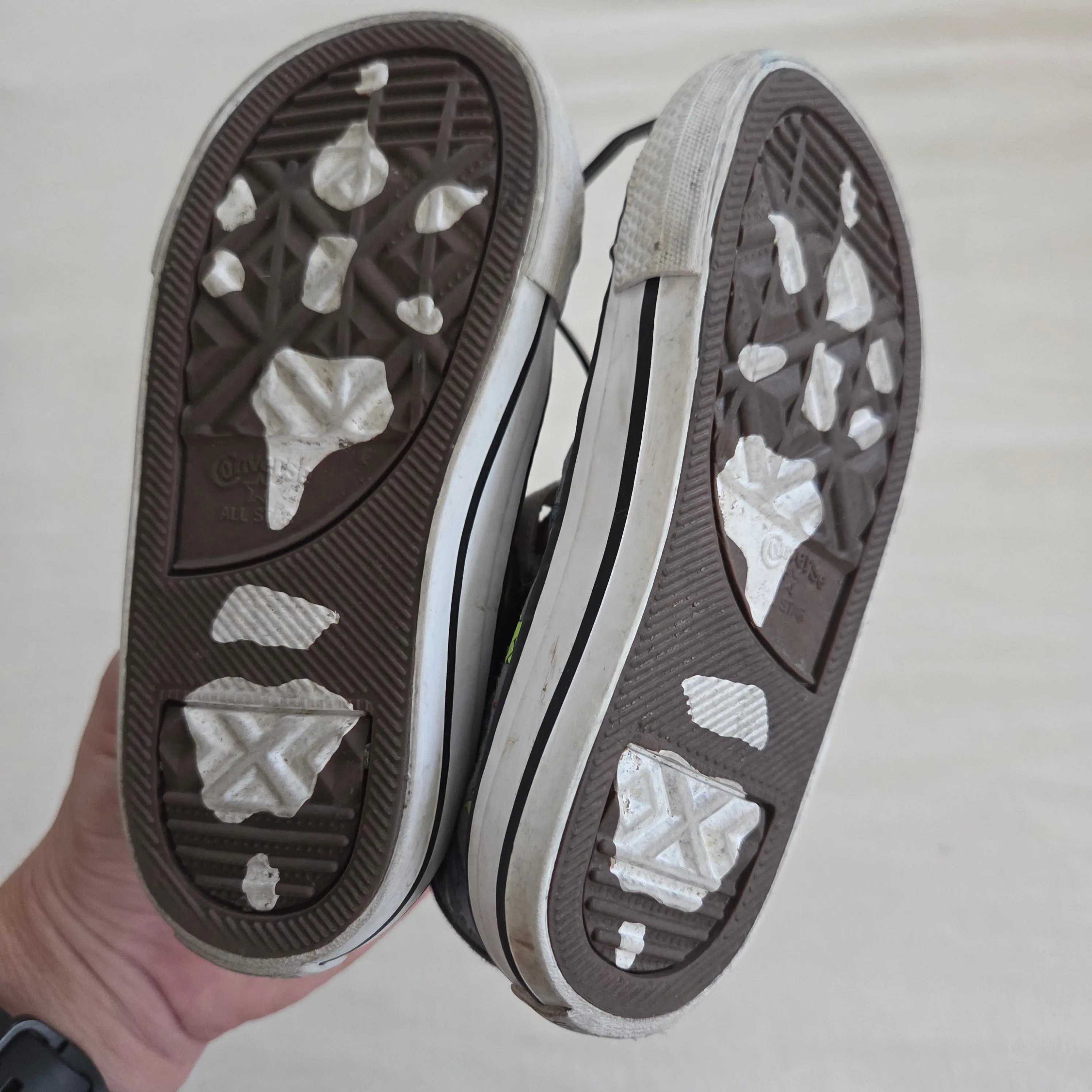 Converse Dinosaur No-Tie Hightops toddler 7 Asics Shoes Novablast 5