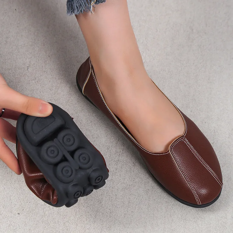 Loafers Oxfords 2022 Summer Style Women Ballet Flats Round Toe Slip On Shoes Red Flats Shoes White Woman Loafers Zap