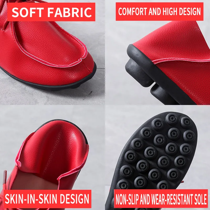 2022 Summer Style Women Ballet Flats Round Toe Slip On Shoes Red Flats Shoes White Woman Loafers Zap Interlocking G Loafers