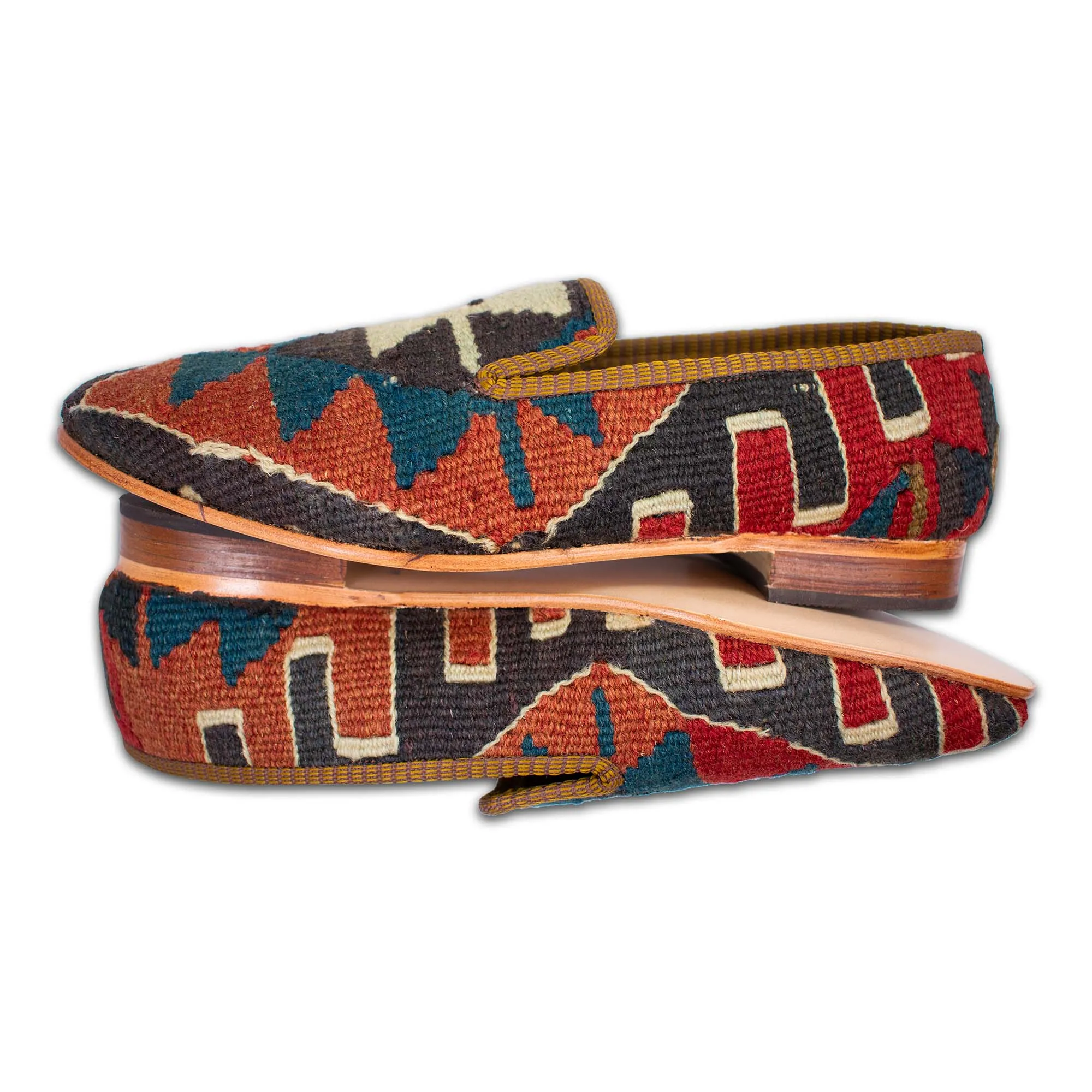 Men's Kilim Loafers size 10 Loafers Suede