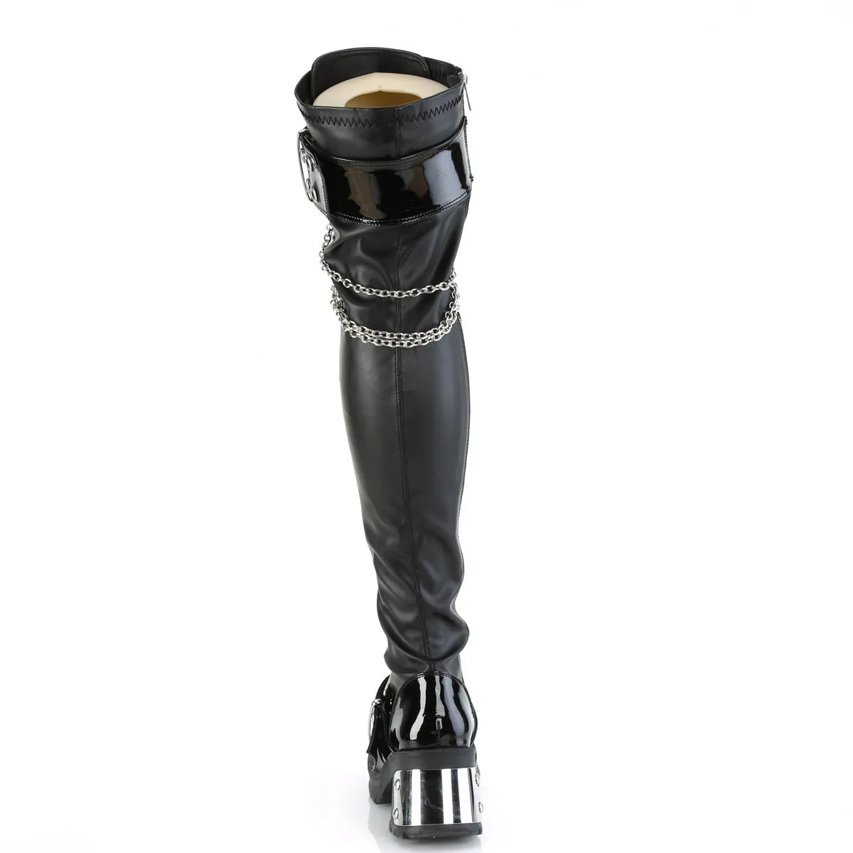 2 Inch Heel BRATTY-304 Black Pu Concrete Work Boots