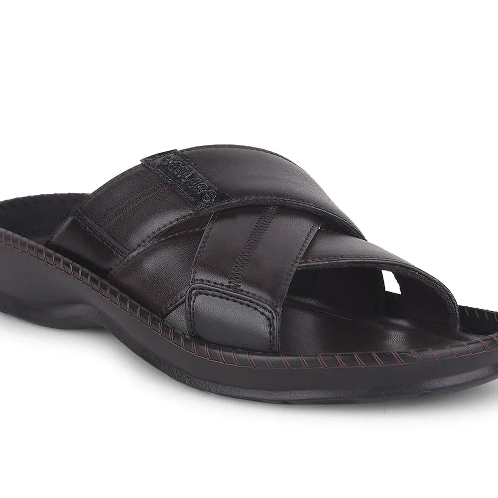 Nude Slides Healers Brown Casual Slippers For Men STARC-2E By Liberty