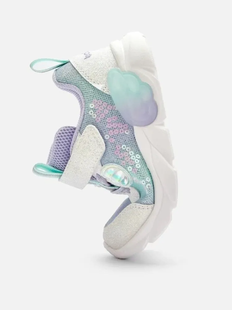 Baby Girl jogging shoes Glitter Shoes Asics Glideride Max Running Shoes