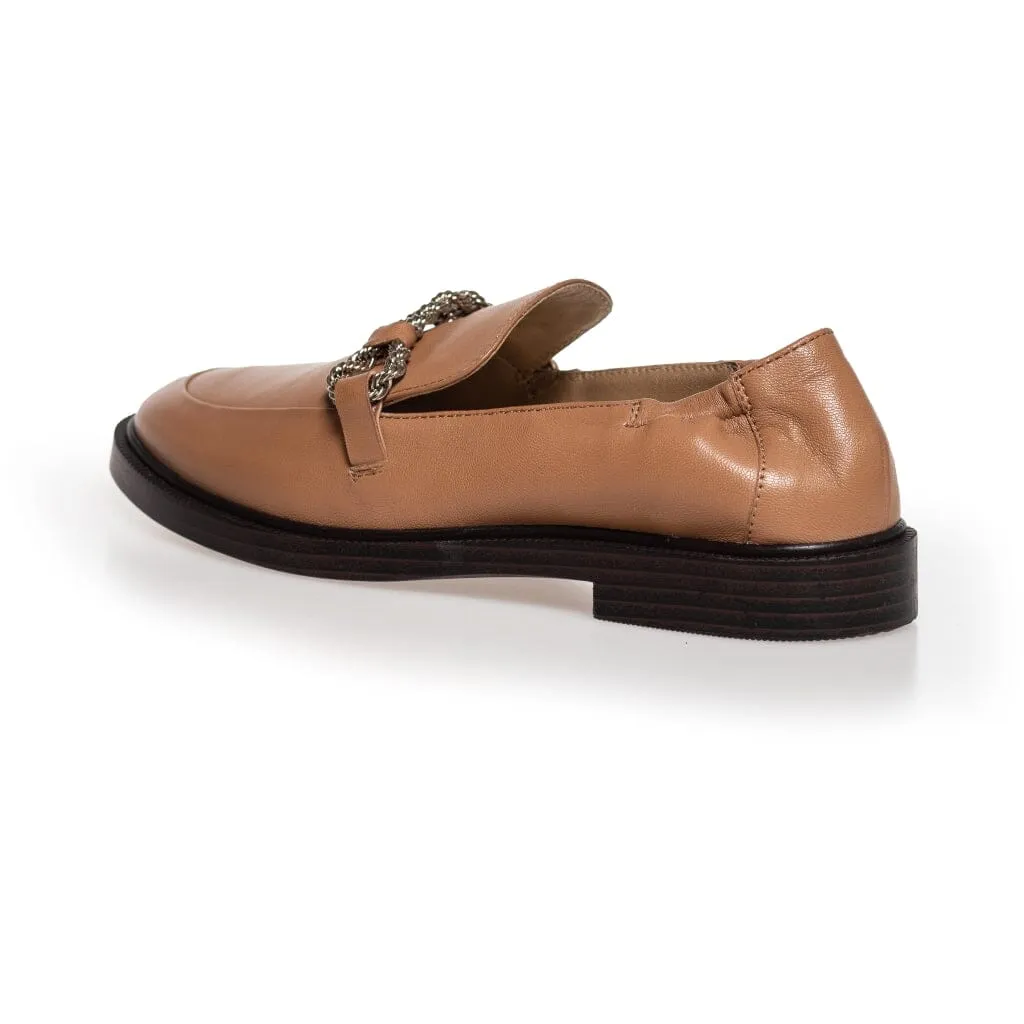 Copenhagen Shoes - Love And Walk - 0133 Cappuccino Loafers Casual
