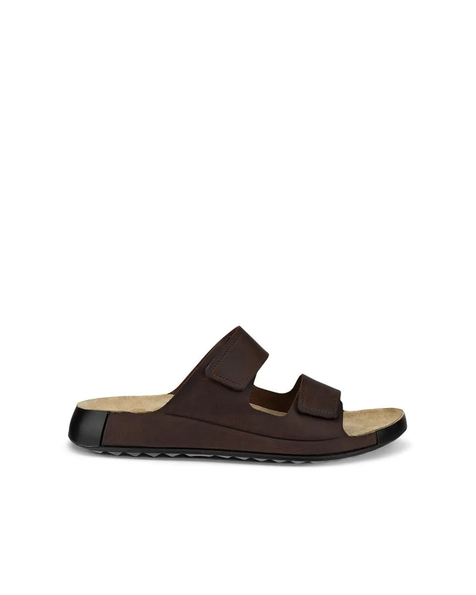 Adidas Shoe Sizing Ecco Men's Cozmo 2-Strap Sandal - Potting Soil