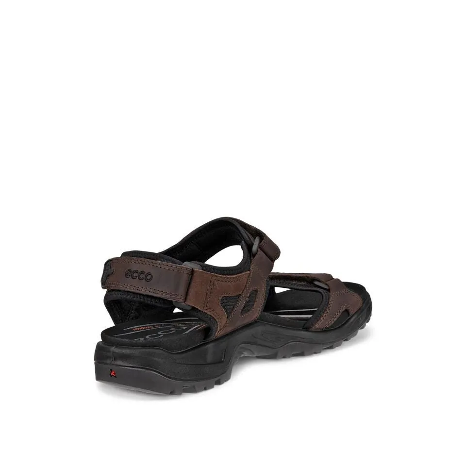 Ecco Men's Yucatan Offroad Nubuck Outdoor Sandal - Mocha Old Adidas Wrestling Shoes