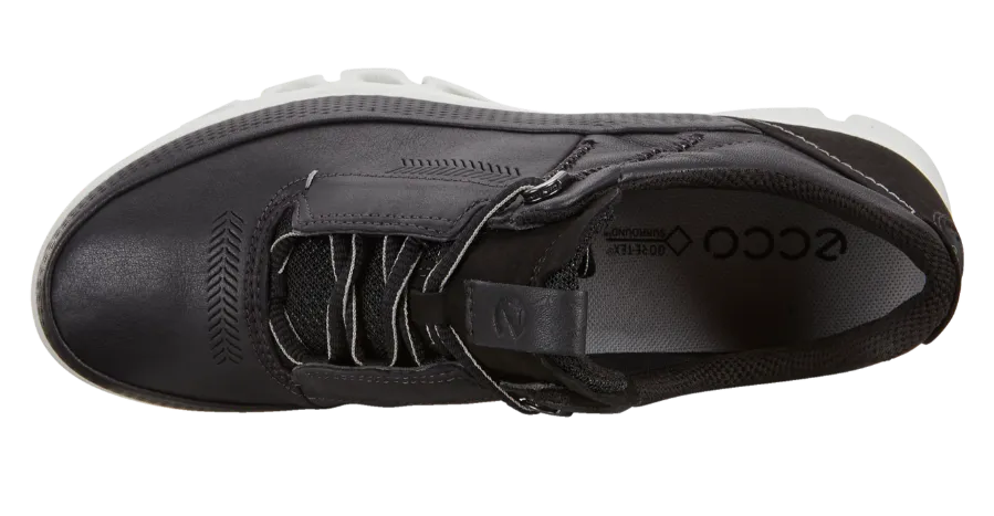 Adidas Turf Shoes For Soccer ECCO Multi Vent Low GTX Black Ladies Leather Gore-tex Sneakers