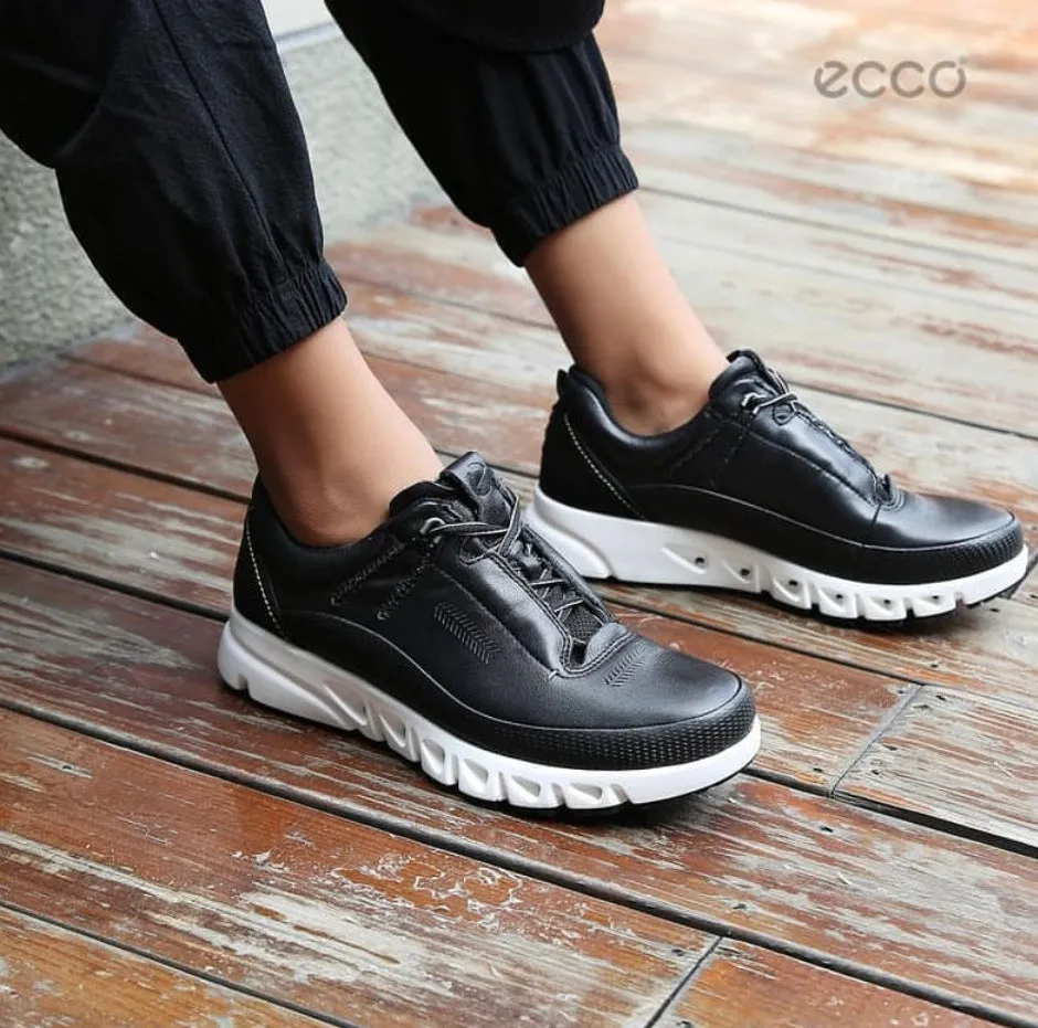 ECCO Multi Vent Low GTX Black Ladies Leather Gore-tex Sneakers Ultraboost Running Shoe Adidas
