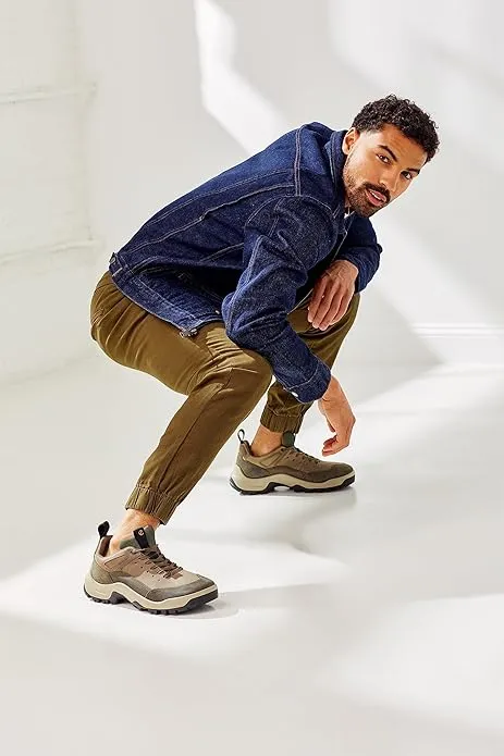 ECCO Offroad Mens Leather Black Hiking Shoe Adidas Courtjam Tennis Shoes