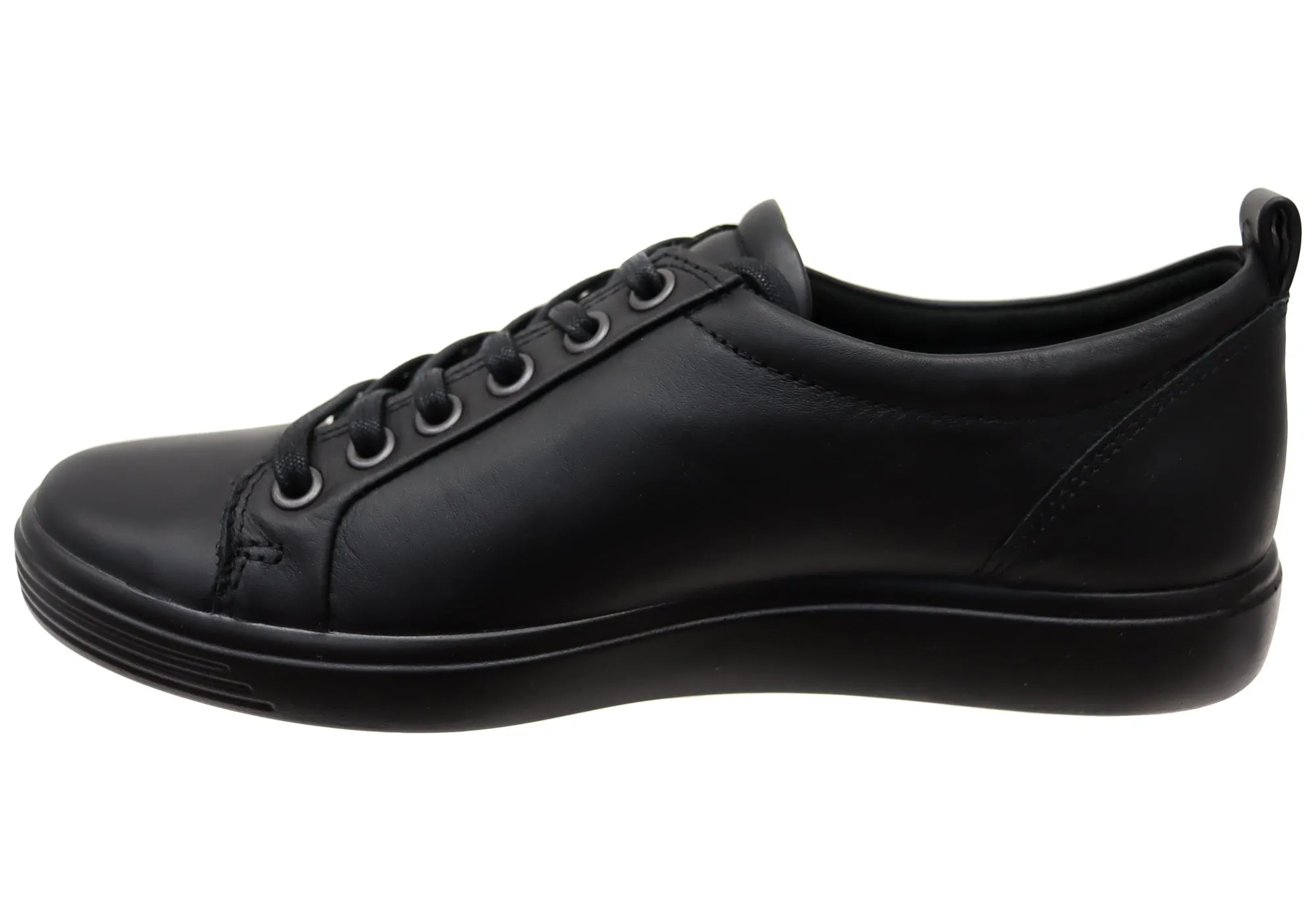 ECCO Womens Soft 7 GTX Tie Comfortable Leather Lace Up Shoes Adidas Step In Shoes