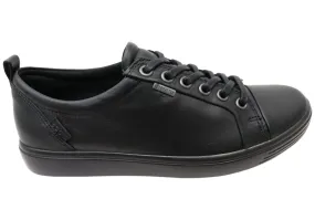 Adidas Cloud Running Shoes ECCO Womens Soft 7 GTX Tie Comfortable Leather Lace Up Shoes