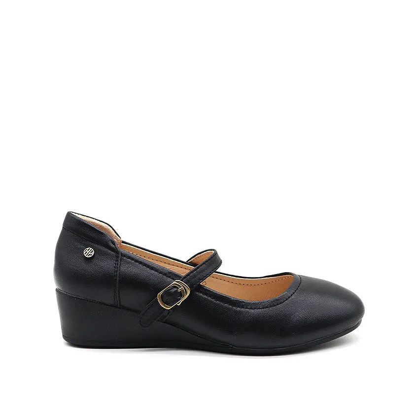 Church Dress Shoes Eden MJ Women's Shoes - Black Leather