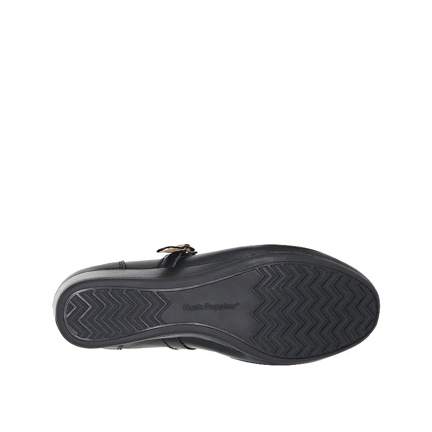 Eden MJ Women's Shoes - Black Leather Dress Shoes With Removable Insoles