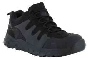 Gel Sole Work Boots Hoss Eric Lo Aluminum Safety Toe Black