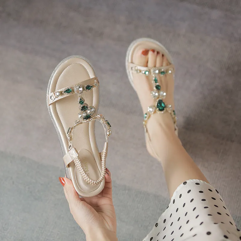 Vanccy Elegant Luxury Women's Rome Sandals Asics Shoe Return