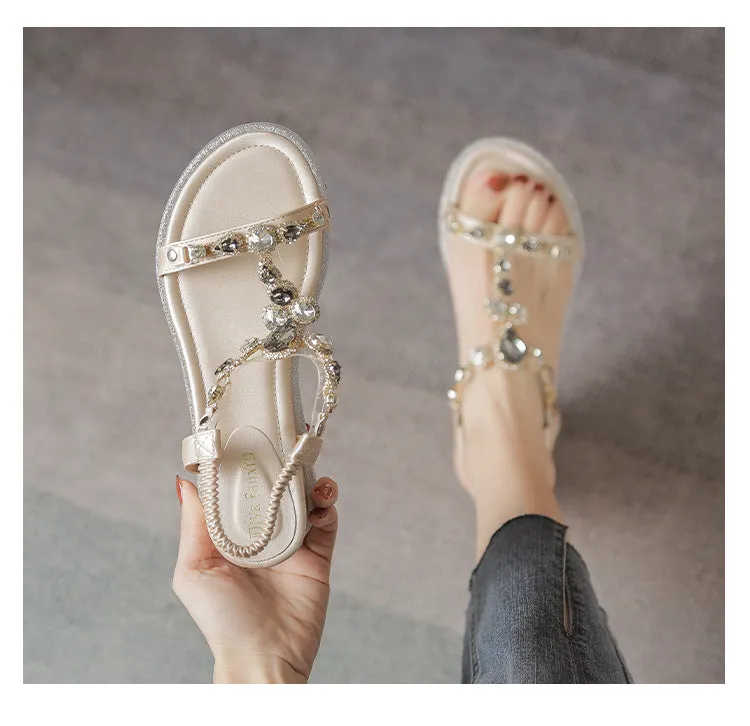 Vanccy Elegant Luxury Women's Rome Sandals Asics Best Walking Shoes