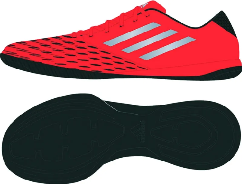 adidas FF Speedtrick IN Youth Soccer Shoes - Red/Black Make Custom Adidas Shoes