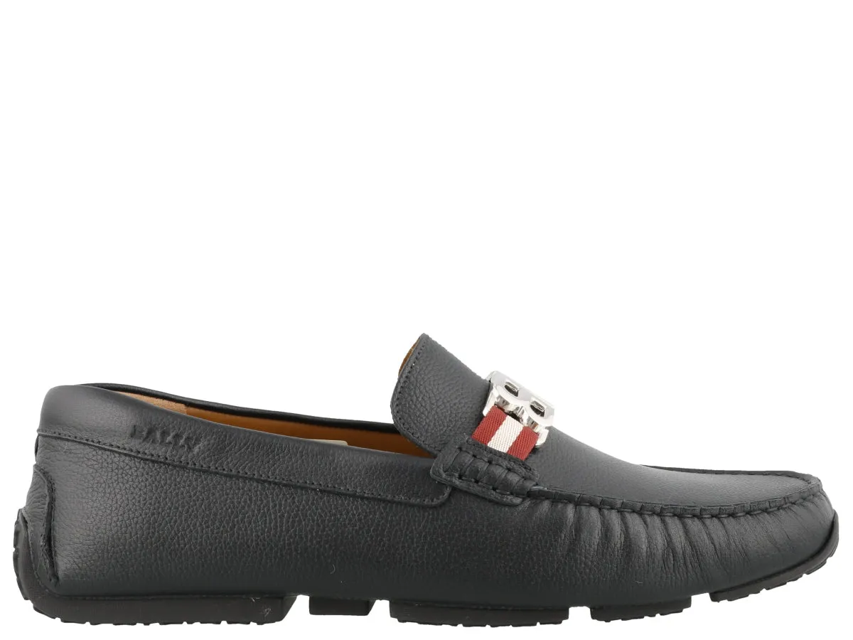 Leather Tan Loafers Bally Pisan Driving Loafers