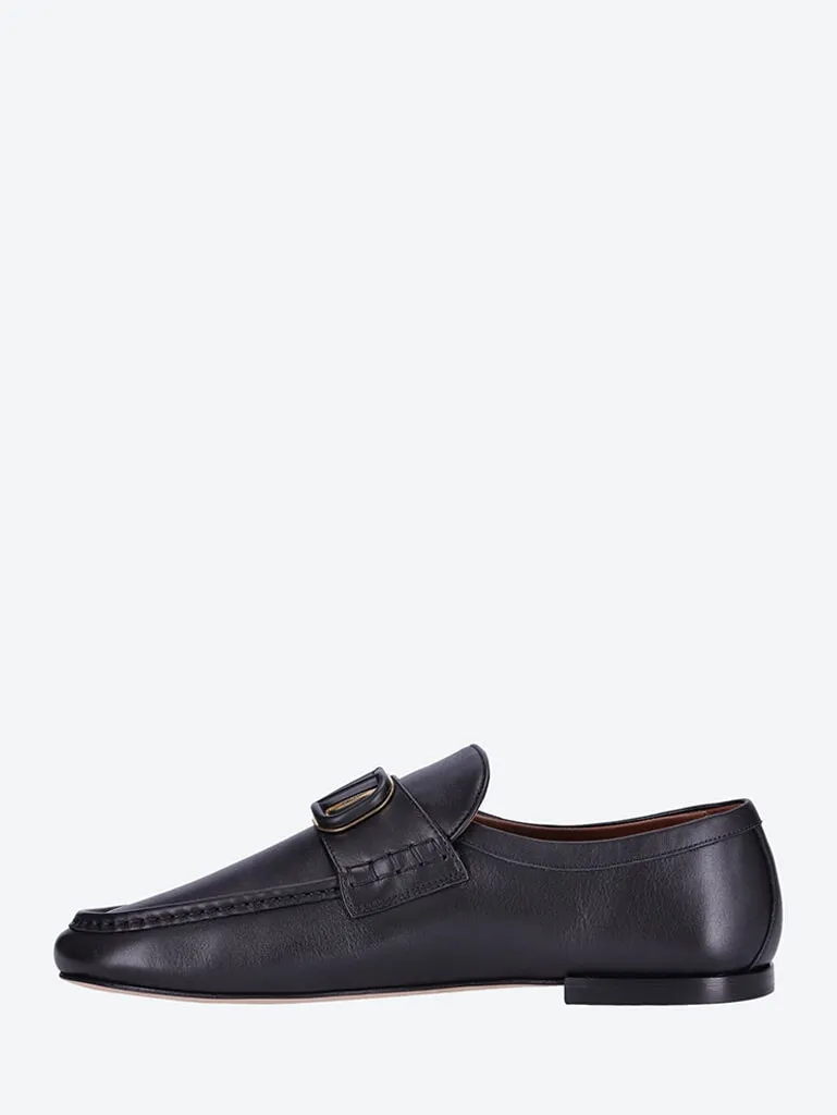 Vlogo signature leather loafers Marc Suede Loafers