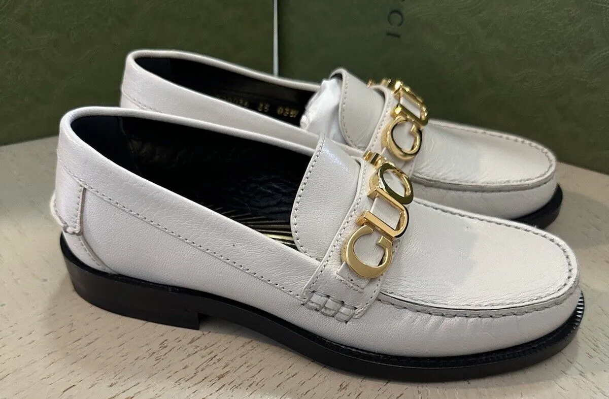 Loafers Sam Edelman Gucci Women Logo Gucci Loafers Shoes Mystic White 5 US/35 Eu New 700036