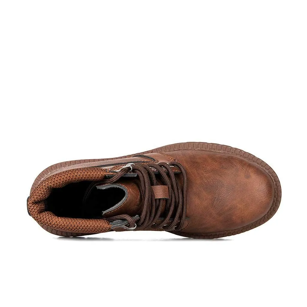 Women's 6" Steel Toe Boots - Rubber Sole | B079 6 Inch Slip On Work Boots